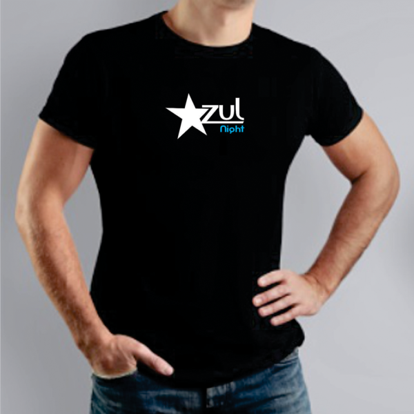 Azul Night T-shirt Carbon Material