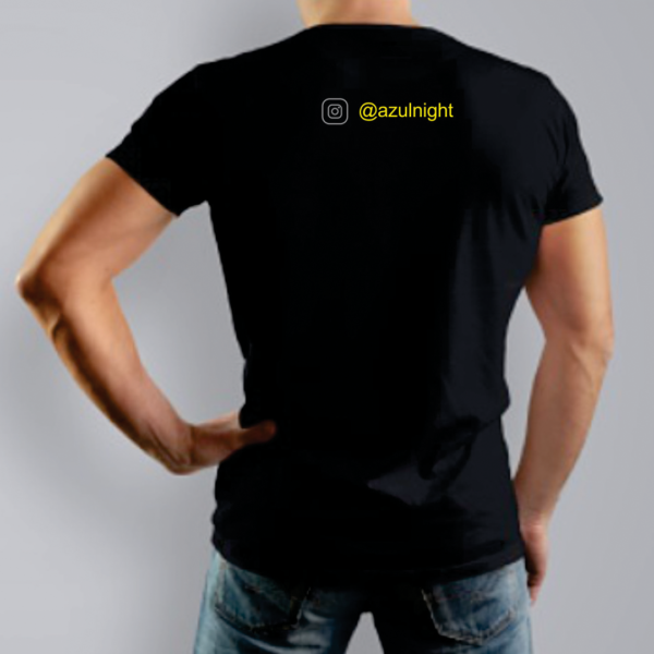 Azul Night T-shirt Carbon Material - Image 2